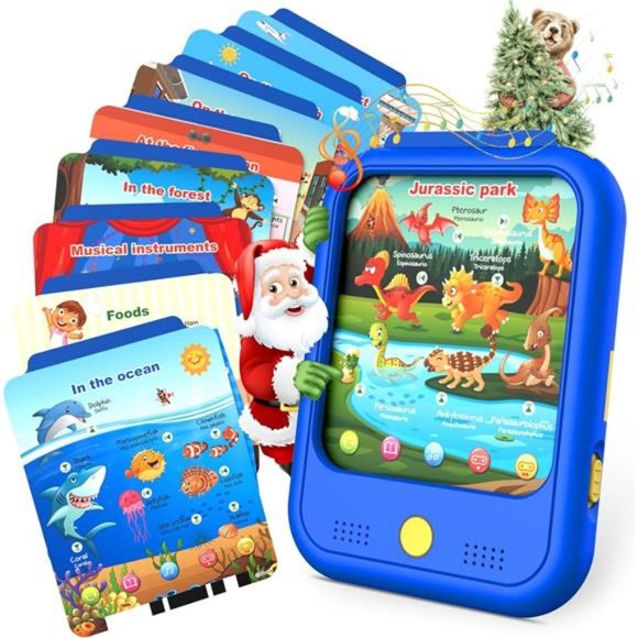 Kids Learning Tablet Educational Learning Pad Learn Alphabets, Numbers, Foods - Picture 1 of 6